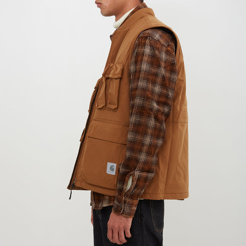 Carhartt WIP Kilda Vest Hamilton Brown I029453_HZ_XX Degli Uberti